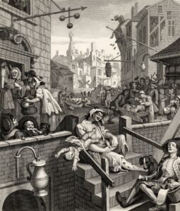Gin Lane di Hogharth