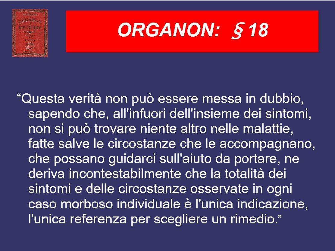 Paragrfo §18 dell'Organon